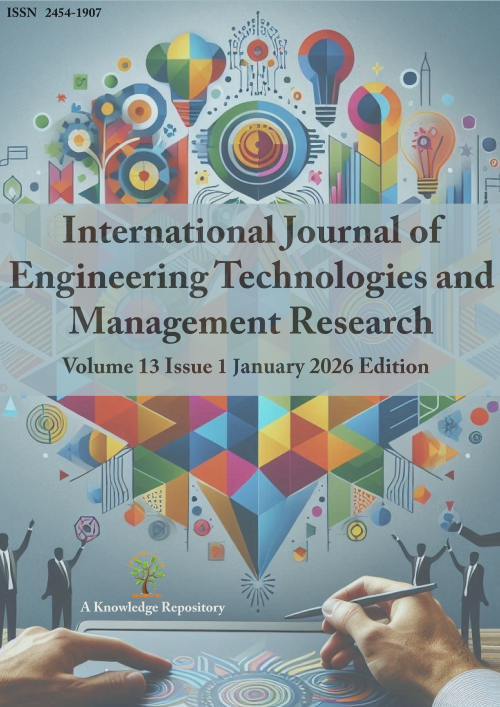 					View Vol. 13 No. 1 (2026): IJETMR2026: Volume 13 Issue 1 January
				