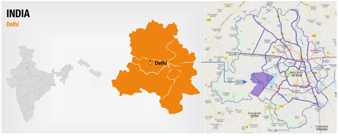 Figure 1 Location of Dwarka