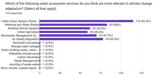 Figure 3 Most Relevant Urban ESS
