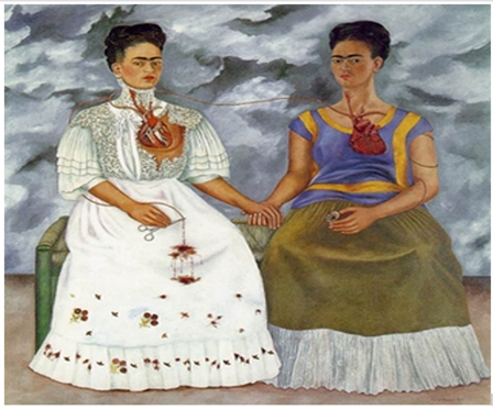 Figure 2 Frida Kahlo – The Two Fridas (1939).