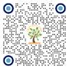 A qr code with a tree and a logo

Description automatically generated