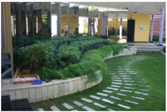 A green garden with a curved walkway

AI-generated content may be incorrect.
