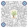 A qr code with a tree and a logo

Description automatically generated