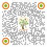 A black and orange dots with a tree and text

Description automatically generated