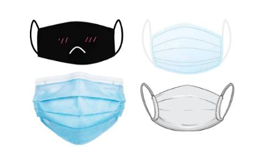 A group of face masks

Description automatically generated