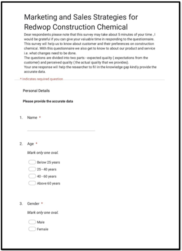 A close-up of a questionnaire
AI-generated content may be incorrect.