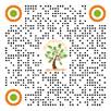 A black and orange dots with a tree and text

Description automatically generated