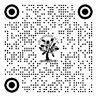 A black and white image of a tree with circles and a tree

Description automatically generated