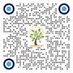 A black and blue circles with a tree and text

Description automatically generated