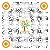 A black and orange dots with a tree and text

Description automatically generated