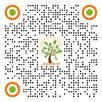 A black and orange dots with a tree and text

Description automatically generated