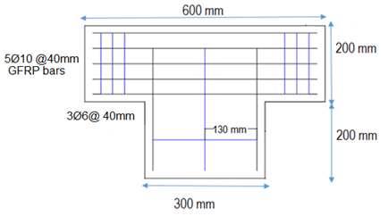 A drawing of a rectangular object with blue lines

Description automatically generated