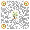 A black and orange dots with a tree and text

Description automatically generated