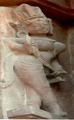 A close-up of a stone sculpture

Description automatically generated