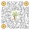 A black and orange dots with a tree and text

Description automatically generated