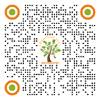 A black and orange dots with a tree and text

Description automatically generated