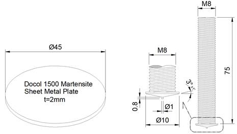 A drawing of a wire and a metal plate

Description automatically generated