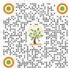 A black and orange dots with a tree and orange circles

Description automatically generated