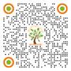 A black and orange dots with a tree and text

Description automatically generated