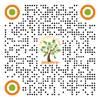 A black and orange dots with a tree and text

Description automatically generated