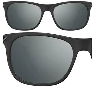 A pair of sunglasses with a black frame

Description automatically generated with low confidence