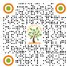 A black and orange dots with a tree and text

Description automatically generated