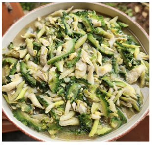 Bitter Gourd and Tara (Galangal Stem) (@Chakma_Daily.Cooks Kitchen)