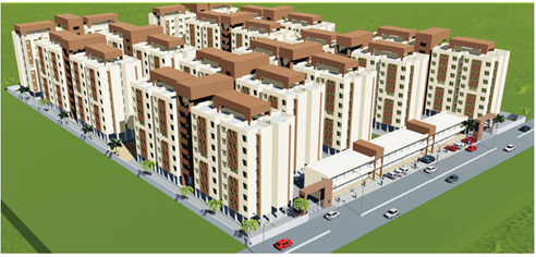 Rendered image of Housing Scheme
