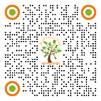 A black and orange dots with a tree and text

Description automatically generated