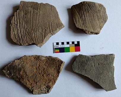 A group of pieces of stone

Description automatically generated