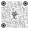 A black and white image of a tree with circles and a tree

Description automatically generated