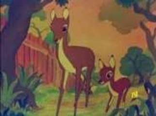 A cartoon of a deer

Description automatically generated