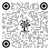 A black and white image of a tree and circles

Description automatically generated