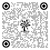 A black and white image of a tree

Description automatically generated