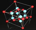 Description: Calciumfluoride,Fluorspar Calcium fluoride unit cell crystal ...