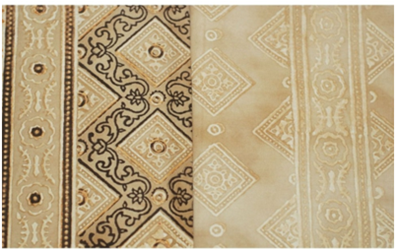 A close-up of a wallpaper
AI-generated content may be incorrect.