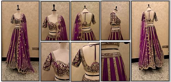 A collage of a mannequin wearing a dress

Description automatically generated