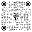 A black and white image of a tree with circles and a logo

Description automatically generated