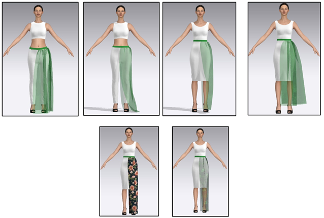 A person wearing a skirt

Description automatically generated
