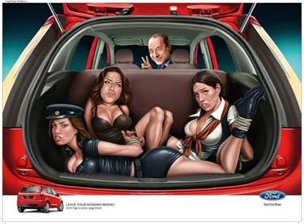 silvio berlusconi ford ad