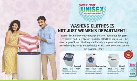 A person and person standing next to a washing machine

Description automatically generated