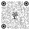 A black and white image of a tree with circles and circles

Description automatically generated