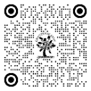 A black and white image of a tree with circles and circles

Description automatically generated