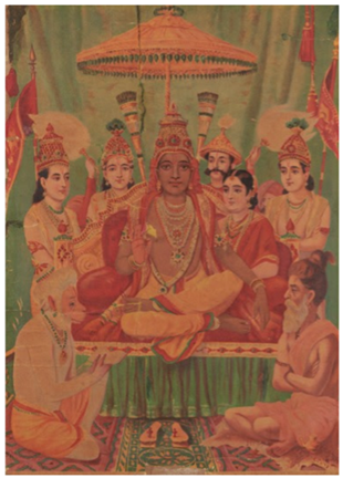 Varma, R. R (1900). Ram Pattabhishekam. Copy right by