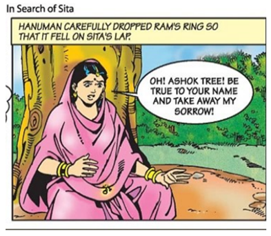 Pai, Amar Chitra Katha, (2010). 1001, In Search of Sita. P. 125