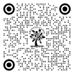 A black and white image of a tree with circles and a tree

Description automatically generated