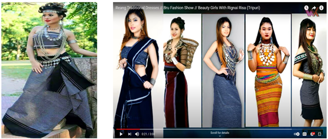 A group of women in different outfits

Description automatically generated