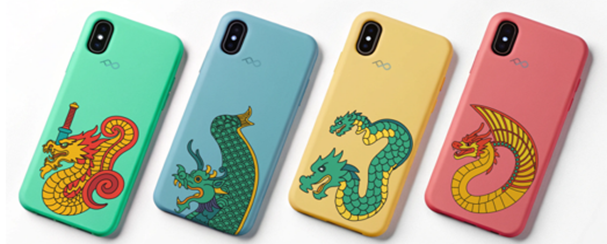 Innovative Design of Longji Cultural and Creative Mobile Phone Case Effect Display Picture