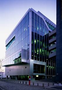 A low angle view of a building

Description automatically generated with low confidence