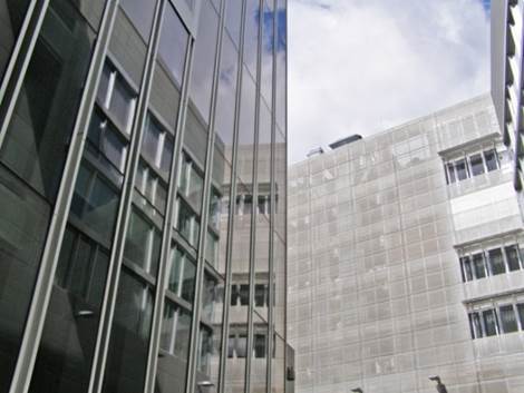 Low angle view of a building

Description automatically generated with low confidence